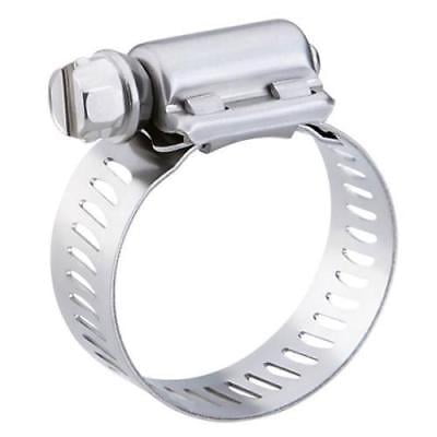 Worm-Drive SAE Size 28 Breeze Power-Seal Stainless Steel Hose Clamp 
